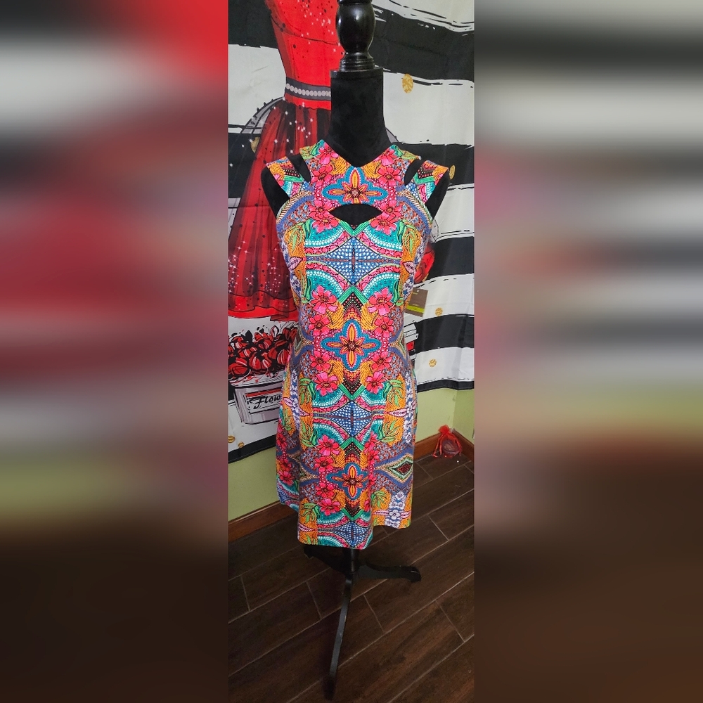 Taylor Multicolor Sleeveless Dress